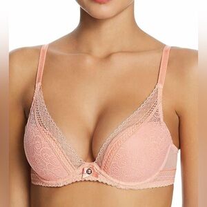 Chantelle Festivite Underwire Contour Bra 34DDD coral